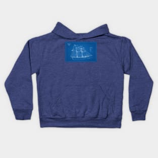 United States Revenue Cutter Eagle - AD Kids Hoodie